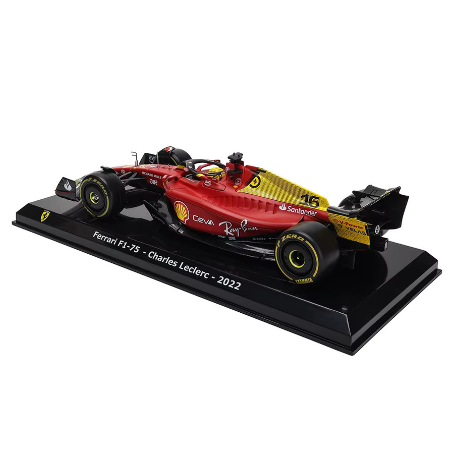 Bburago Ferrari F1-75, Simulationsmodell, 1:24, aus Legierung, ab 14 Jahren - Bild 2