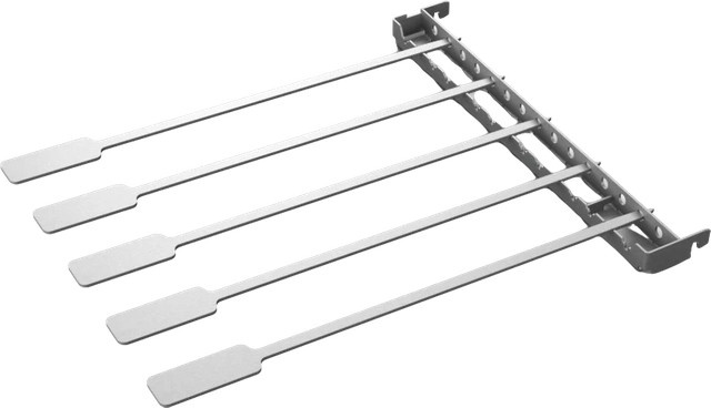 Miele FlexSticks Grillspieß Set aus Edelstahl in Silber mit Spießhalter und fünf Spießen - Bild 1