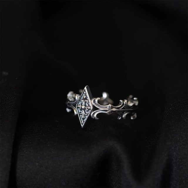 LENNIK Ring, Messing, versilbert, Unisex - Bild 1