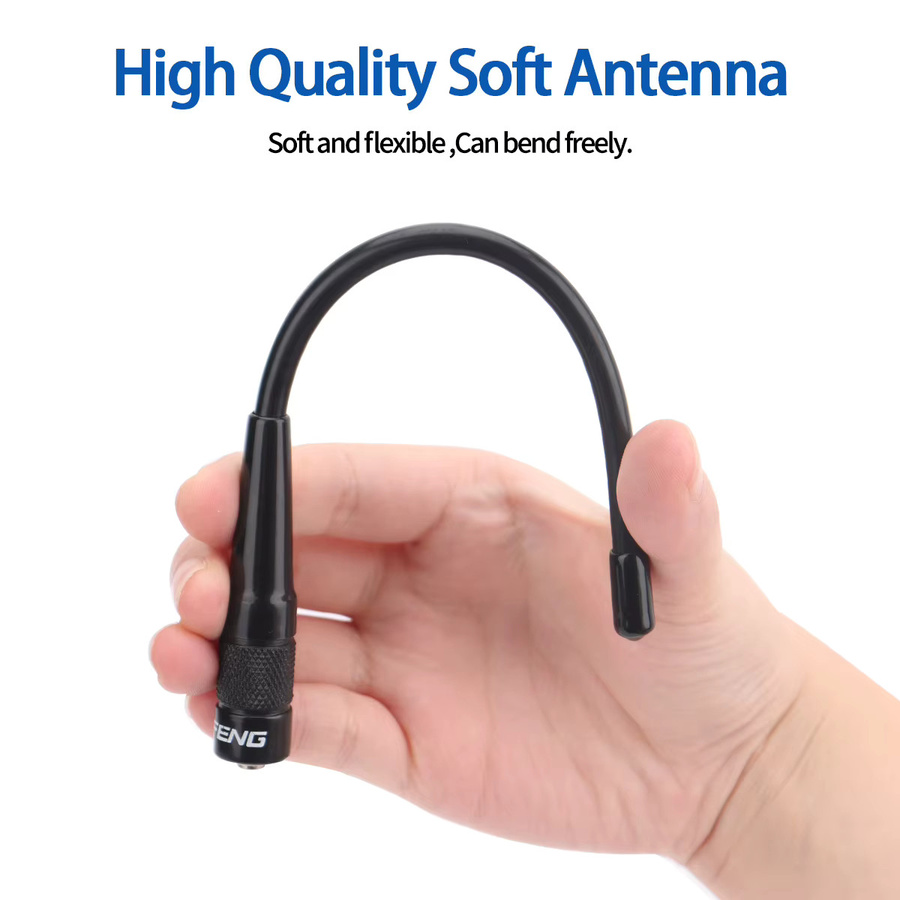 Baofeng BF-701 PRO Dual Band Antenne mit SMA-Buchse für VHF/UHF, Schwarz, kompatibel mit Baofeng UV-5R, BF-888S, UV-21 PRO, UV-5RH sowie Quansheng UV-K6 und UV-K5 - Bild 5