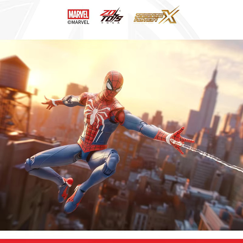 ZD Spider-Man Peter Parker Actionfigur Sammelmodell als Desktop-Ornament - Bild 5