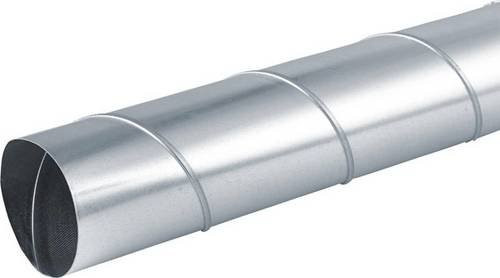 Stiebel Eltron Wickelfalzrohr aus verzinktem Stahl, Farbe: Silber, Durchmesser: 100 mm, Länge: 2000 mm - Bild 1