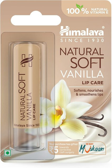 Himalaya Natural Soft Vanilla Lippenbalsam, 4,5g, beige - Bild 1
