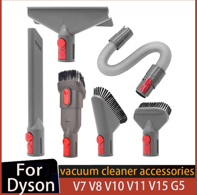 Dyson Fugenmatratzenschlauch-Werkzeug in Grau für Akku-Staubsauger V15 V12 V11 V10 V8 V7 als Ersatzteil und Zubehör - Bild 1