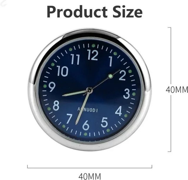 Digitale Mini Auto Uhr, Quarz, Unisex - Bild 1