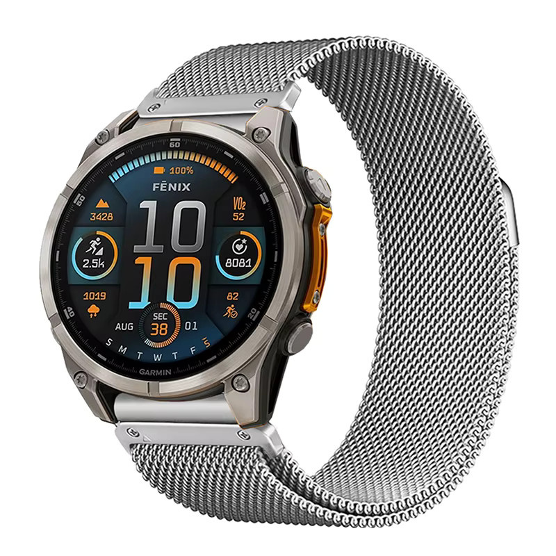Uhrenarmband Milanaise Edelstahl, Unisex - Bild 5