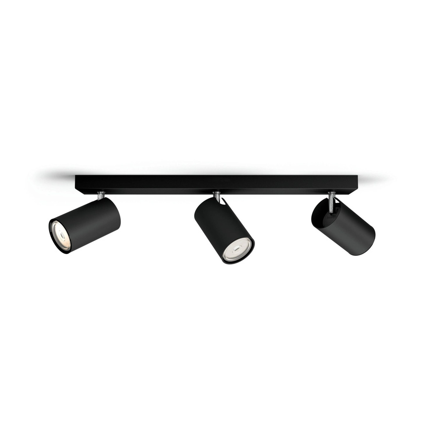Philips MyLiving Kosipo LED Deckenstrahler 3-flammig Schwarz - Bild 2