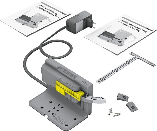 Blum Servo-Drive uno für stehende Mülltrennsysteme Staubgrau - Bild 1