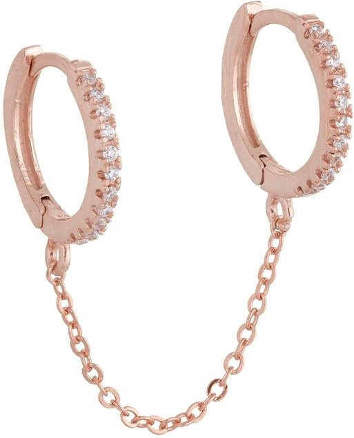 YIRAN Jewelry Piercing Ohrringe, Kristall Zirkon, Damen, beige - Bild 1