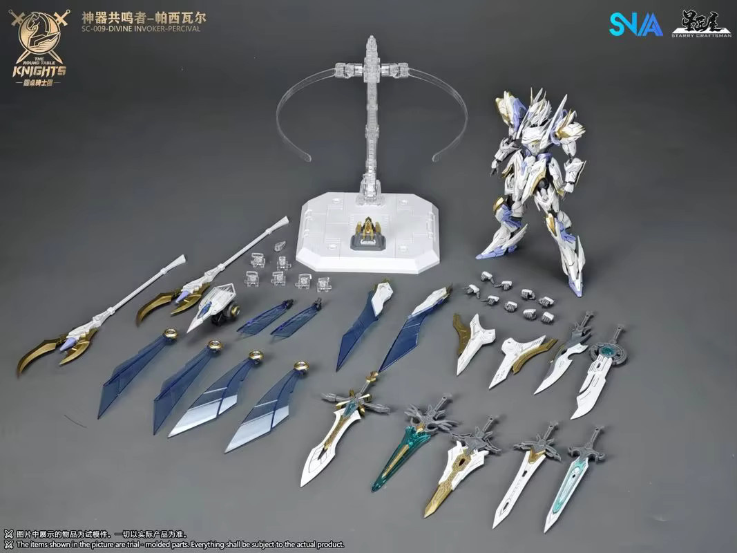 Bandai Sc-009 Divine Invoker-Percival Deluxe Edition Modell Kit, 1:144, Action Figure - Bild 2