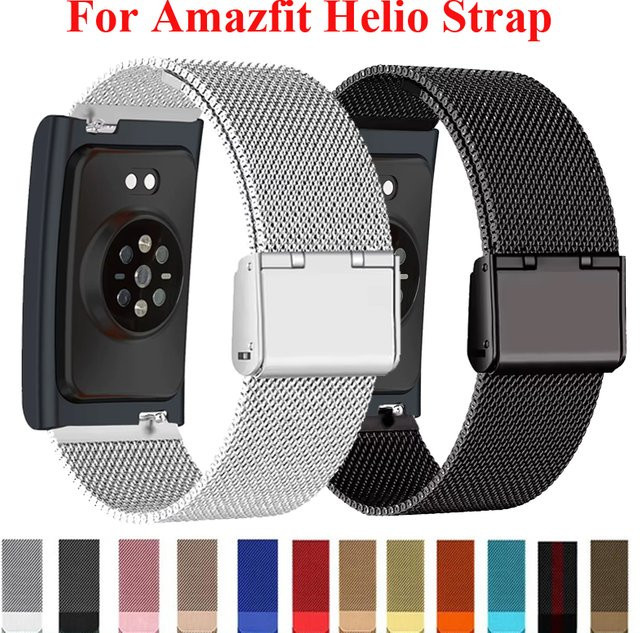 Amazfit Uhrenarmband Edelstahl, Milanaise, Amazfit Helio - Bild 1