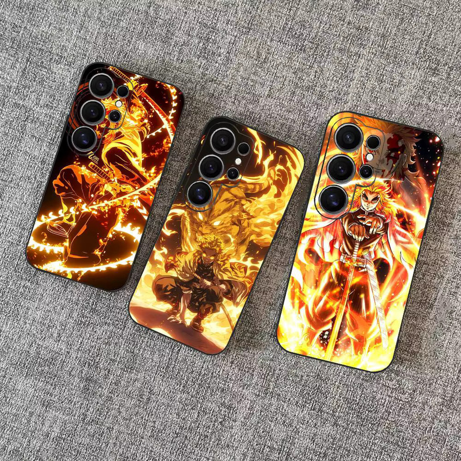 Anime Kyojuro Rengoku Handyhülle für Samsung Galaxy S24 FE S25 Ultra S23 S22 S21 S20 Plus Lite 5G in Multicolour - Bild 4