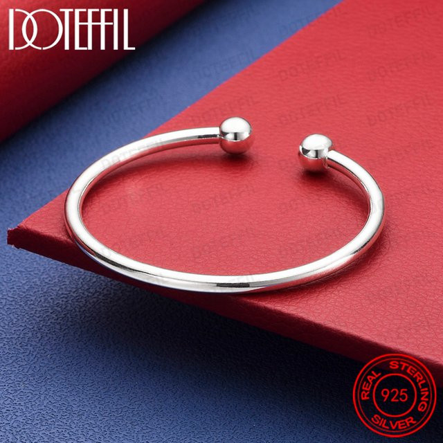 DOTEFFIL Armband 925 Silber, 4 mm, Unisex - Bild 1