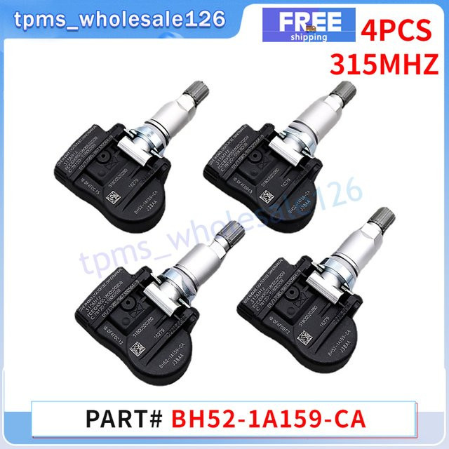 GANGLE TPMS Reifendruckkontrollsystem Sensor Set 315MHz für Jaguar F-Typ, XJ, XJR und Land Rover LR4 (4 Stück) - Bild 1