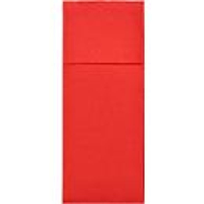 Papstar Bestecktaschen Royal Collection aus Premium-Tissue in Rot, B: 20 cm, H: 8,25 cm, 6 x 50 Stück, FSC-zertifiziert - Bild 2