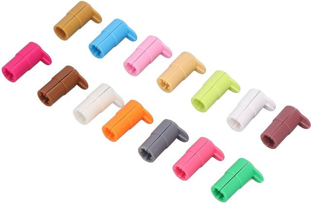 14 Stück Stiftadapter Ersatz Set aus ABS Kunststoff kompatibel für Cricut in Beige und Multicolour - Bild 1