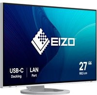 EIZO FlexScan EV2795-WT LED-Monitor, 27 Zoll, QHD 2560 x 1440, IPS-Panel, Weiß, HDMI, DisplayPort, USB-C - Bild 1