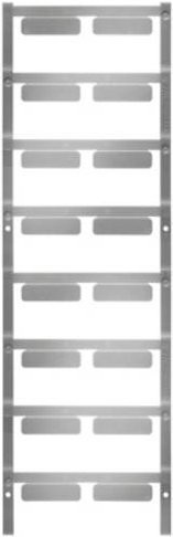 Weidmüller SM 27/8 K SI NEUTRAL Gerätemarkierung Silber Beschriftungsfläche: 8 x 27 mm - Bild 1