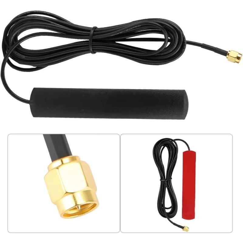 NOWEPOCH LORA Patch-Antenne für IoT Fahrzeuge, 5dBi, 868MHz & 915MHz, 824-960MHz, SMA-Stecker, Schwarz - Bild 4