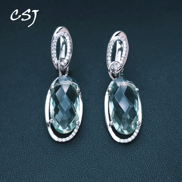 Csj Ohrringe, Amethyst, Silber, Damen - Bild 1