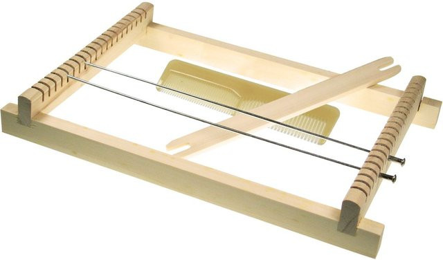 Meyco Schul-Webrahmen Holz Beige Set - Bild 1