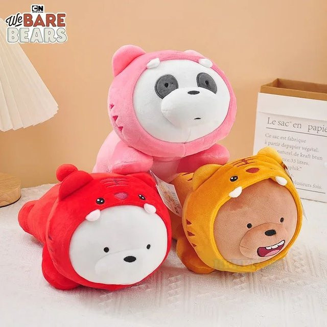 HUGKIS We Bare Bears Cos Tiger, Plüschtier, Bunt / Mehrfarbig - Bild 1