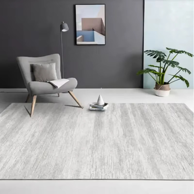 VIKAMA Moderner Teppich in Grau für Wohnzimmer und Schlafzimmer - Bild 3