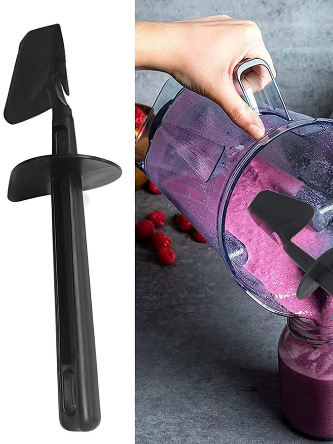 Teigschaber Spatel aus Silikon für Vorwerk Thermomix TM31 TM5 TM6 in Schwarz - Bild 6