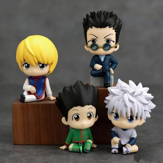 Bandai Hunter X Hunter Q-Version Sitzende Figuren, 4-teiliges Set - Bild 1