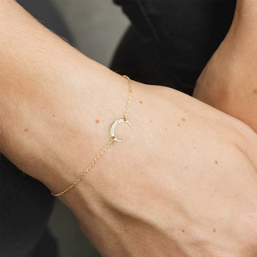 St.delan Armband, Edelstahl, Gold, Damen, 15+3cm - Bild 3