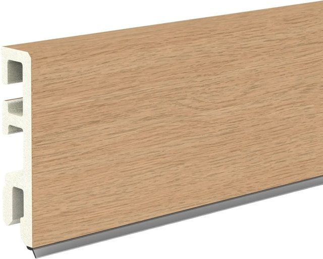 Döllken Hartschaumleiste USL Eiche Aarhus Farum in Braun, B/H/L: 60 x 14 x 2500 mm - Bild 1