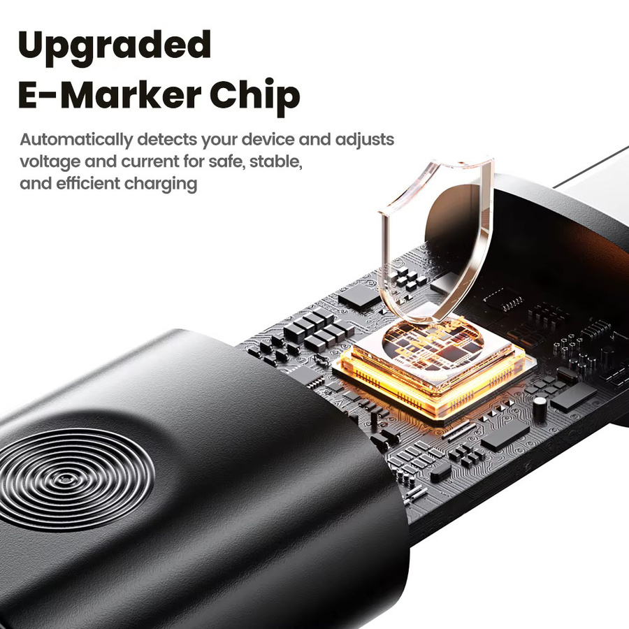 Toocki USB auf USB-C Ladekabel 6A Ultra-Schnellladekabel für Xiaomi Mi Pro Redmi Turbo Charge 120W, Schwarz - Bild 6