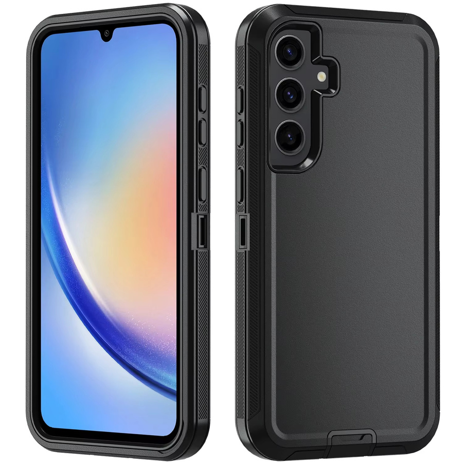 OTT-BOX Heavy Defender Military Armor Case stoßfeste Schutzhülle für Samsung Galaxy A57 A56 A55 A37 A36 A35 A27 A26 A25 A17 A16 A15 in Rot und Pink - Bild 2