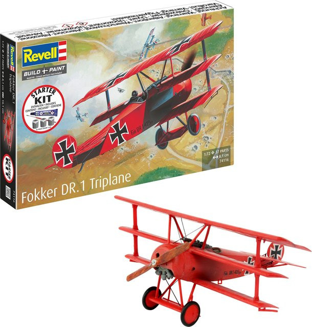 Revell Fokker DR.1 Triplane, Starter Kit, 1:72 - Bild 2