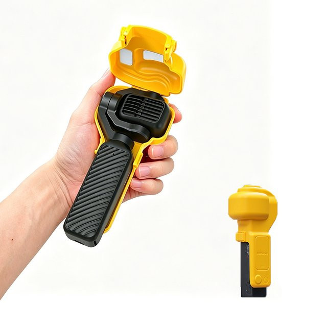 DJI Pocket 4P Gimbal-Schutzabdeckung aus Hartschale für Objektiv und Bildschirm in Schwarz - Bild 1