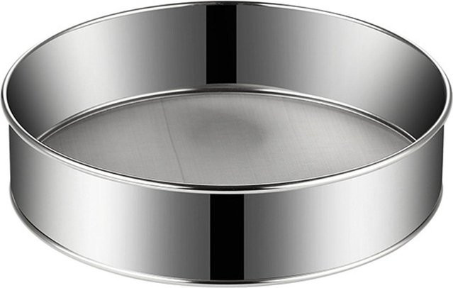 CosyHome Feinmaschiges Mehlsieb aus Edelstahl in Silber, rund mit 60 Maschen - Bild 1