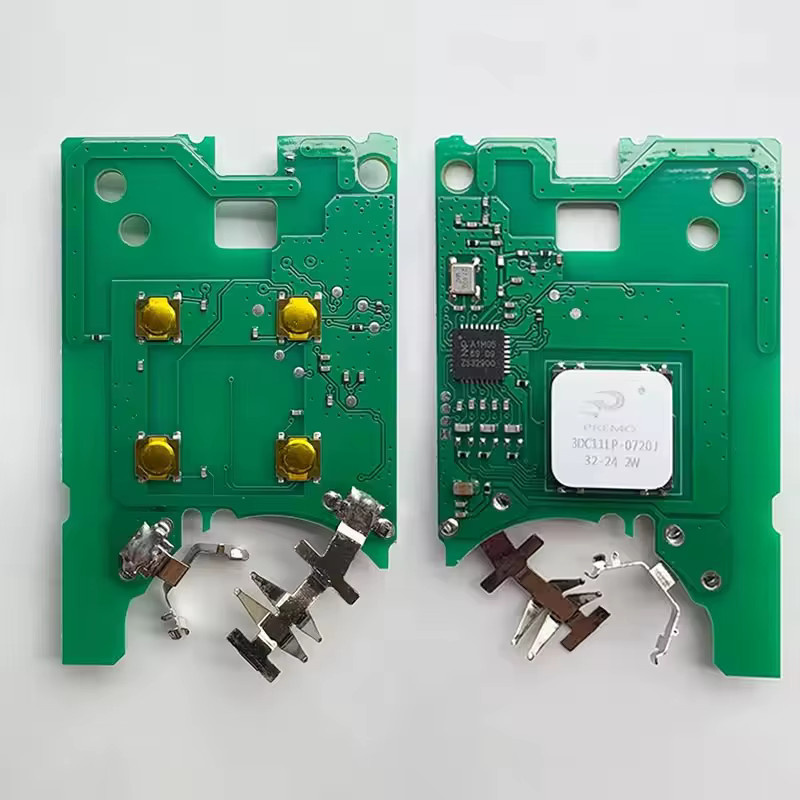 Keyecu Smart Fernbedienung Autoschlüssel für Renault Kadjar Clio5 Zoe2 Koleos Captur Megane, 433MHz 4A NCF29AxM, Schwarz - Bild 3