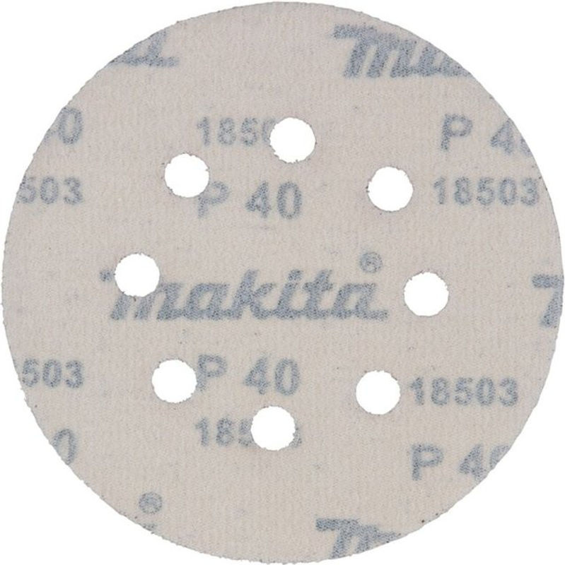Makita Schleifpapier für Exzenterschleifer Körnung 40 Durchmesser: 125 mm 10 Stück - Bild 2