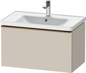 Duravit Waschtischunterschrank D-Neo wandhängend in Beige, B: 78,4 cm, T: 45,2 cm, H: 44,0 cm - Bild 1