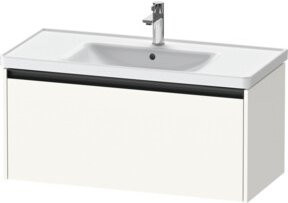 Duravit Waschtischunterschrank Ketho.2 in Weiß Matt mit 1 Auszug, wandhängend, B/T: 98,4 x 45,5 cm - Bild 1