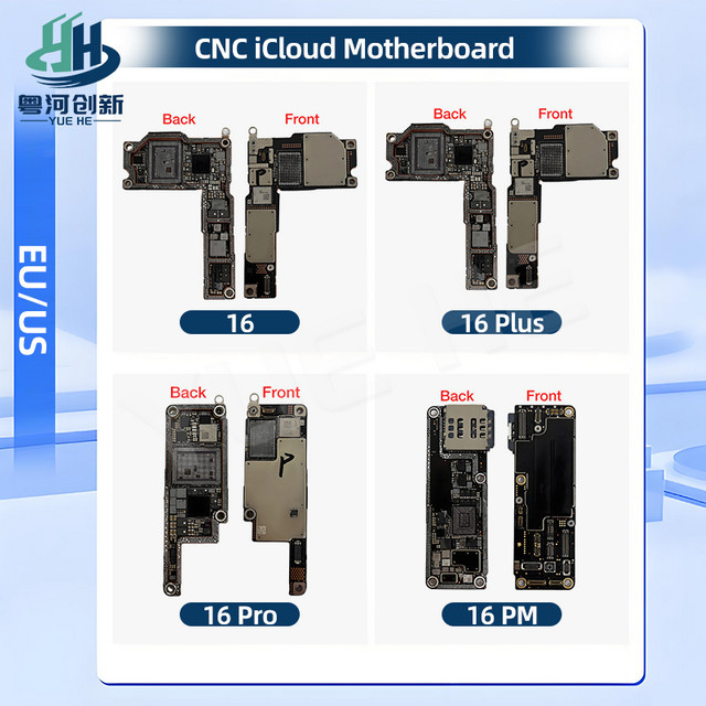 Apple iPhone 16 Pro Max CNC Cut Motherboard Logic Board für 4G und 5G mit CPU und AP RF Board für CPU und Baseband Swap - Bild 1