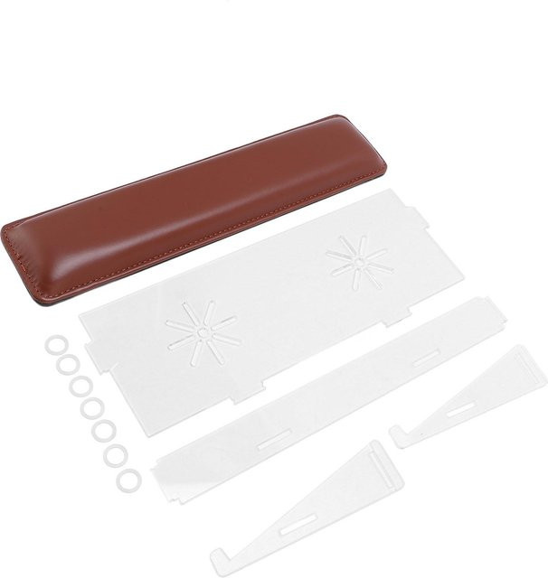 Ergonomischer Computer-Tastaturständer aus Acryl von OutsideWorld in Transparent/Weiß - Bild 1