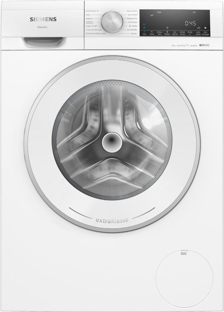 Siemens iQ500 Stand-Waschmaschine Frontlader WG44G2F1EM in Weiß, 9 kg, 1400 U/min - Bild 1