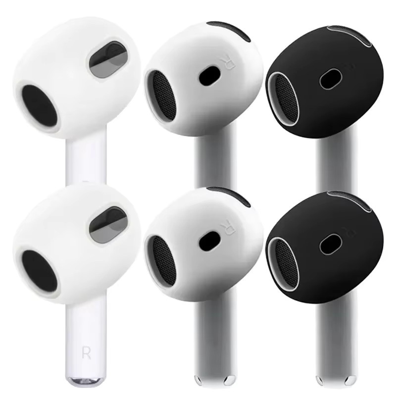 Rutschfeste Silikon-Schutzhülle für Apple AirPods 4 in Transparent - Bild 5