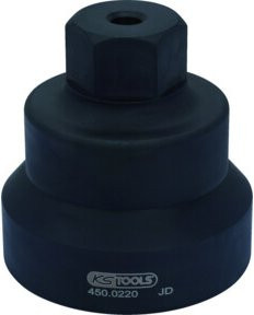 KS Tools Achsmuttern-Schlüssel für Scania Vorderachsen aus Stahl in Schwarz - Bild 1