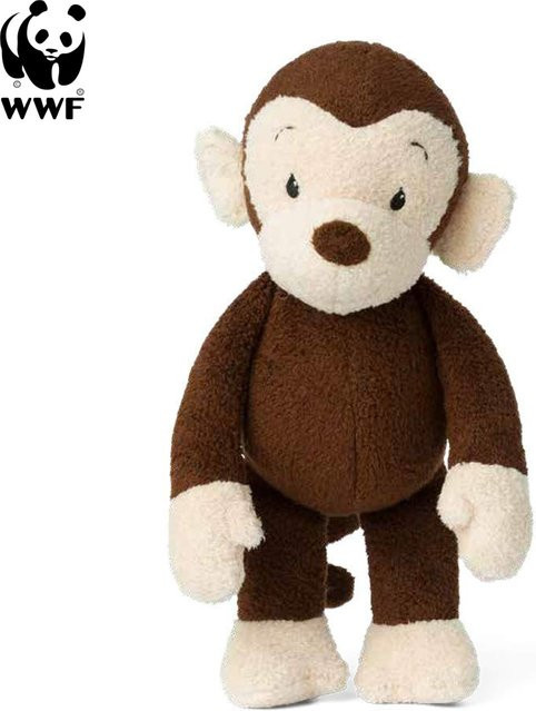 WWF Cub Club Mago das Äffchen, Kuscheltier, braun, mit Quietscher - Bild 1