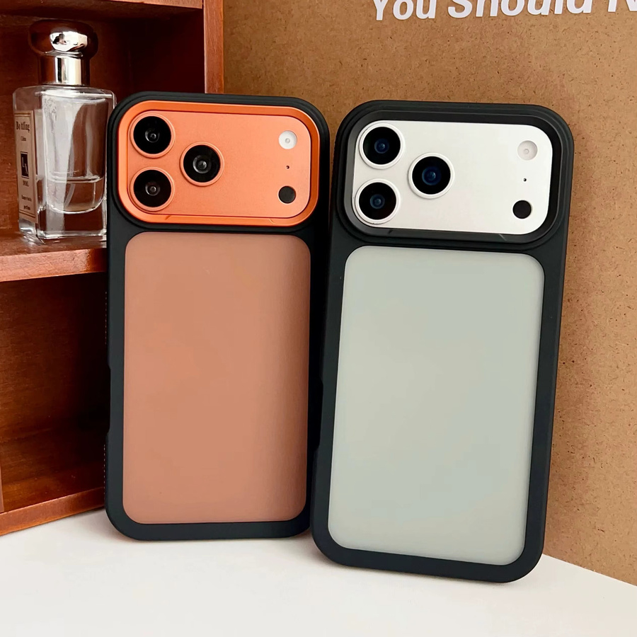 Mattierte und durchscheinende TPU Handyhülle für Apple iPhone 11 bis iPhone 17 Pro Max Plus in Transparent und Blau - Bild 2