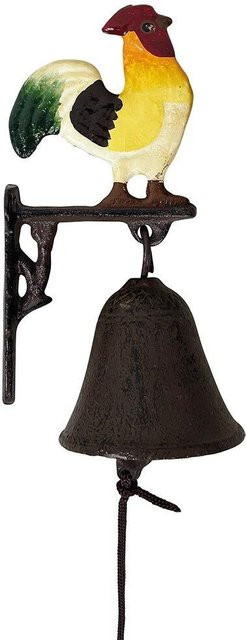 Rustikale Türglocke Hahn aus Gusseisen im Landhausstil - Bild 1