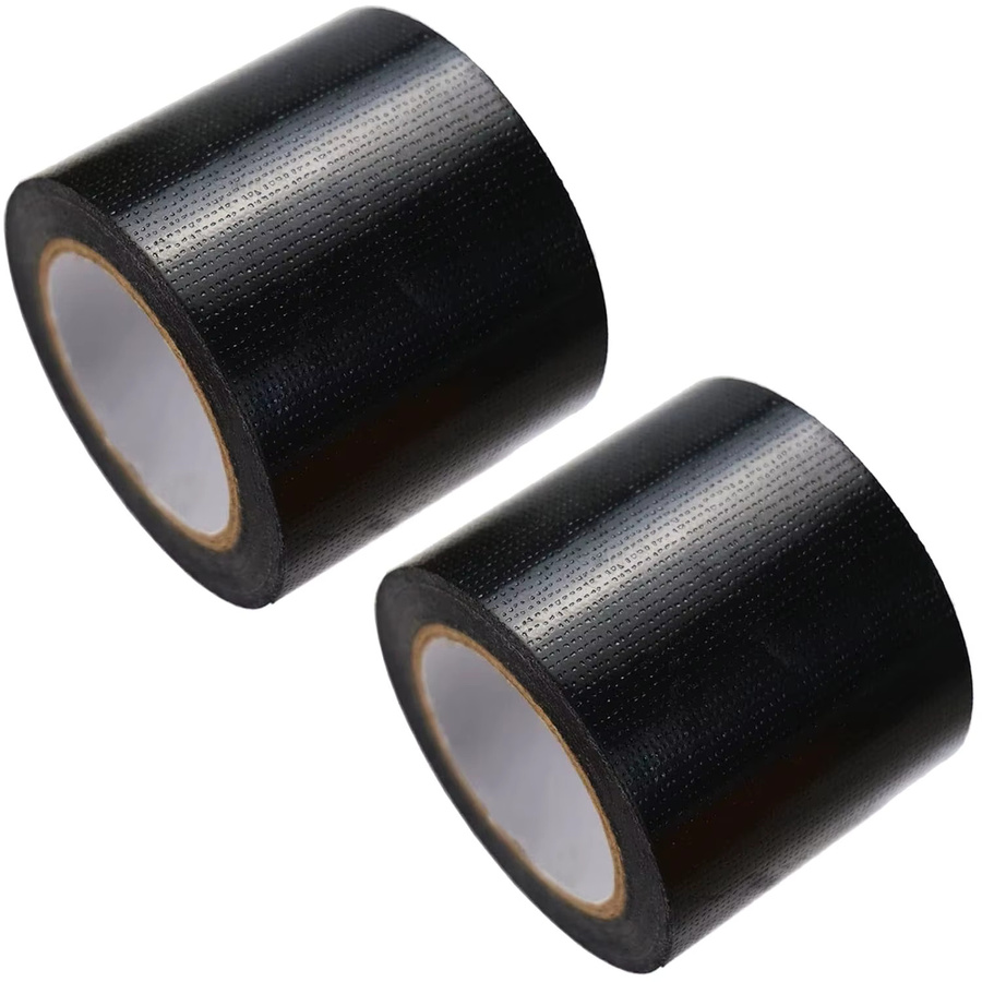 2 Stück Mini-Klebeband in Reisegröße für Outdoor, Camping und Notfälle, Farbe: Schwarz - Bild 2