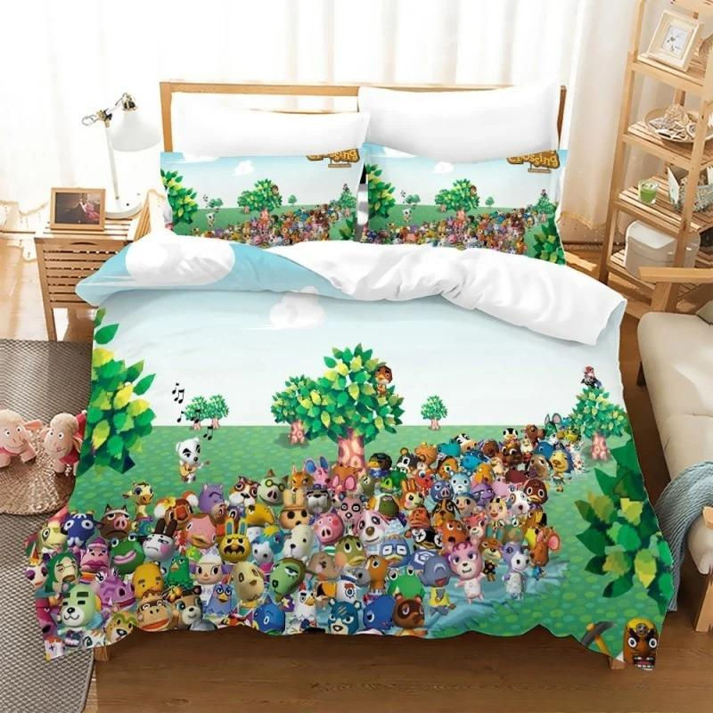 JMG Household Supplies Bettwäscheset mit 3D Tier Cartoon Design, Gelb, Microfaser, B/H: 70 x 133 cm - Bild 3